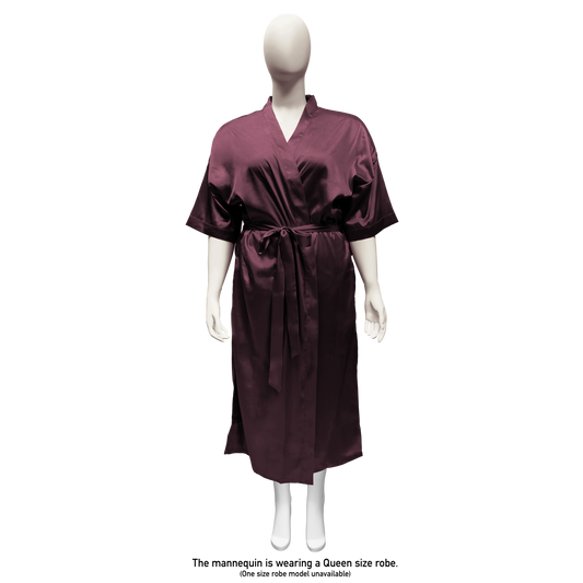 LUX ROBE LONG [MAROON]