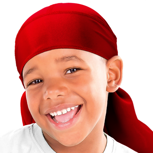 (Kids) Silky Du-Rag -12 pcs set