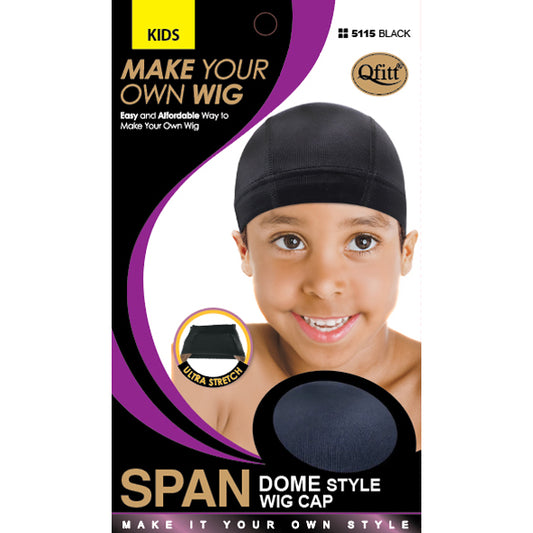 KIDS SPANDEX DOME STYLE WIG CAP
