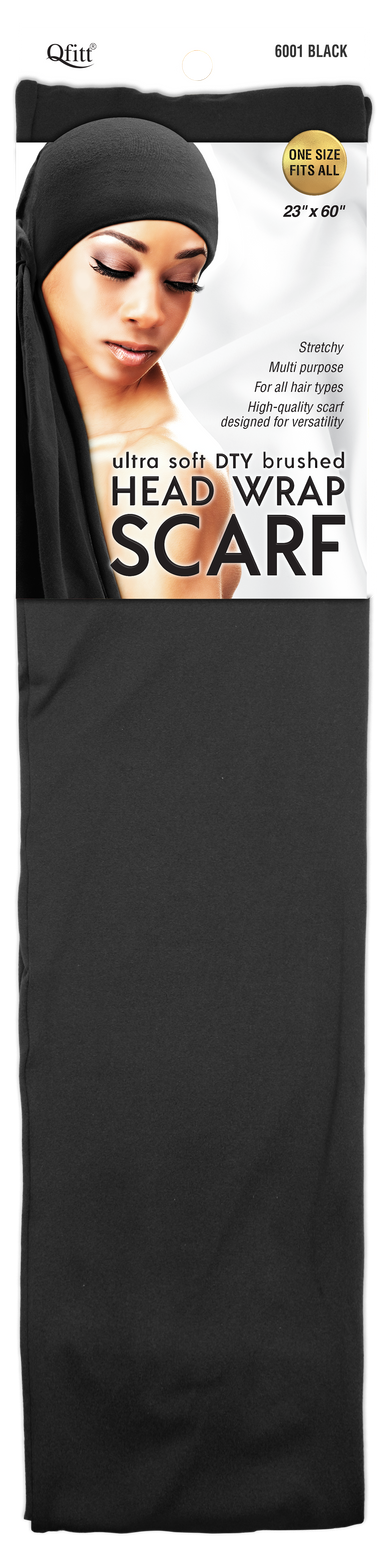 ULTRA SOFT DTY BRUSHED HEAD WRAP SCARF – Qfitt