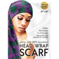 Ultra Soft Dty Brushed Head Wrap Scarf - 12 pcs set