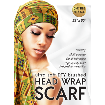 ULTRA SOFT DTY BRUSHED HEAD WRAP SCARF