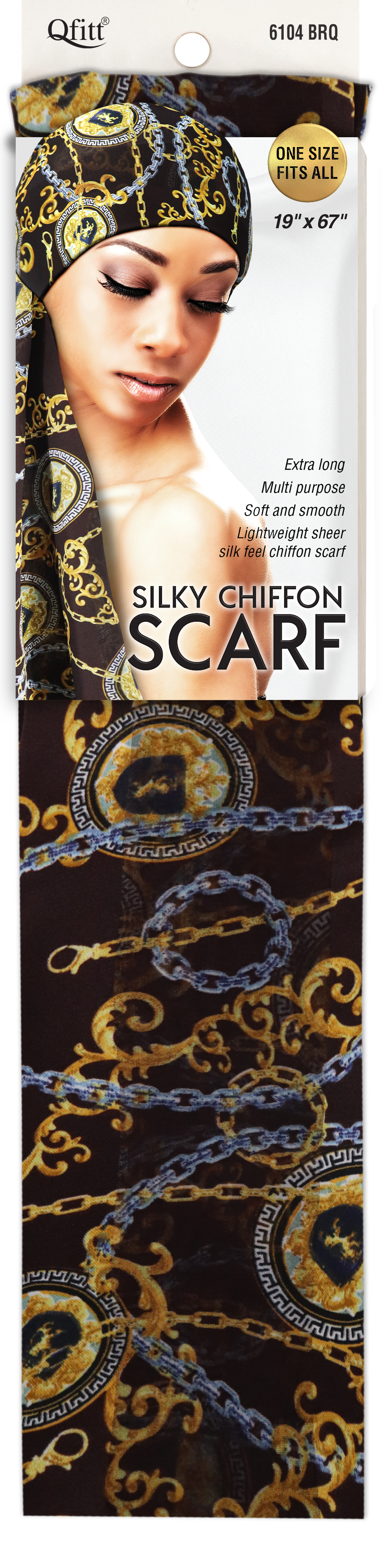 SILKY CHIFFON SCARF