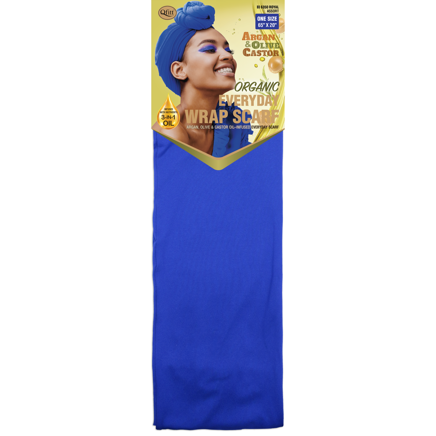 ORGANIC EVERYDAY WRAP SCARF [ASSORT-12PIECES SET]