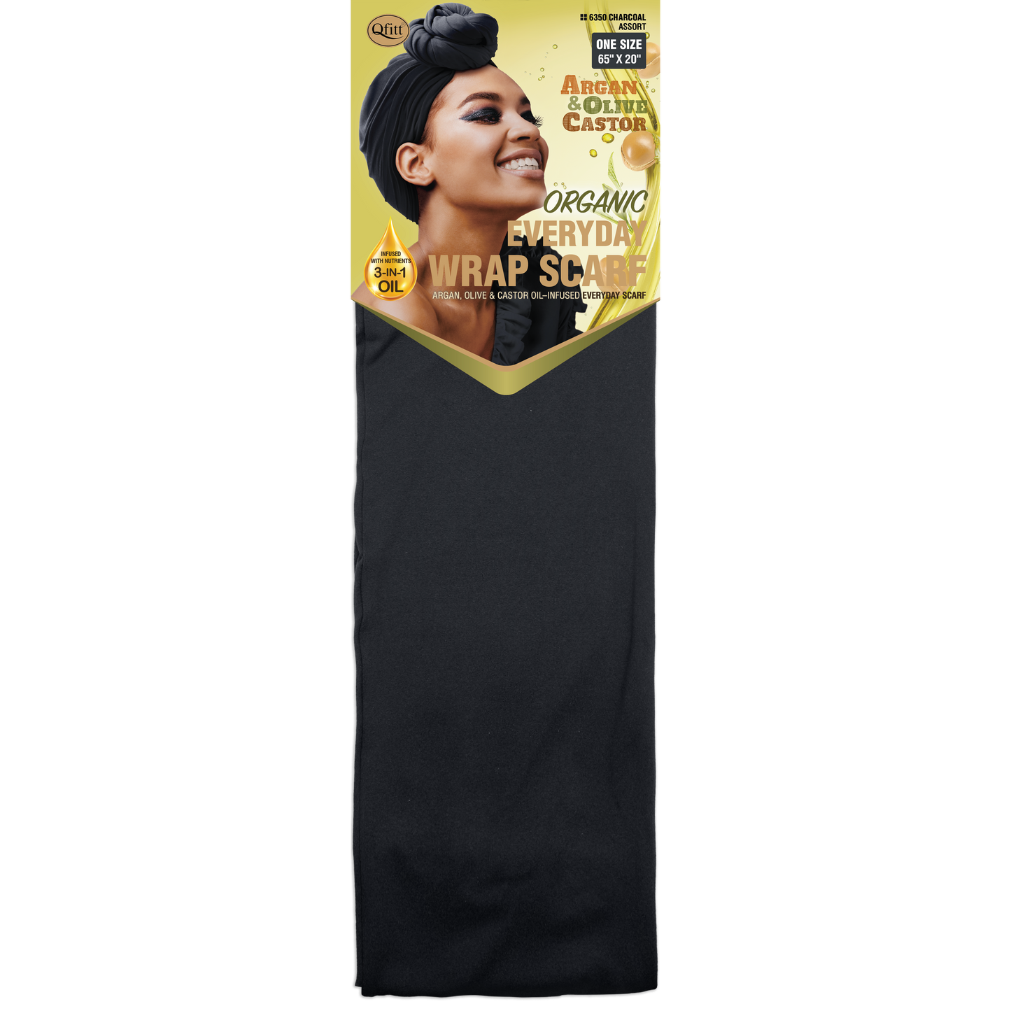 ORGANIC EVERYDAY WRAP SCARF [ASSORT-12PIECES SET]