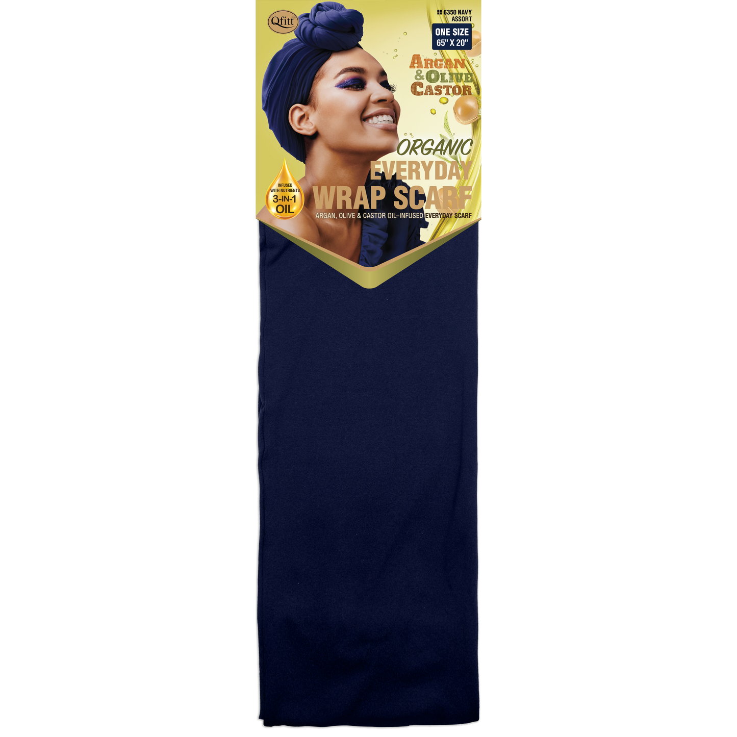 ORGANIC EVERYDAY WRAP SCARF [ASSORT-12PIECES SET]
