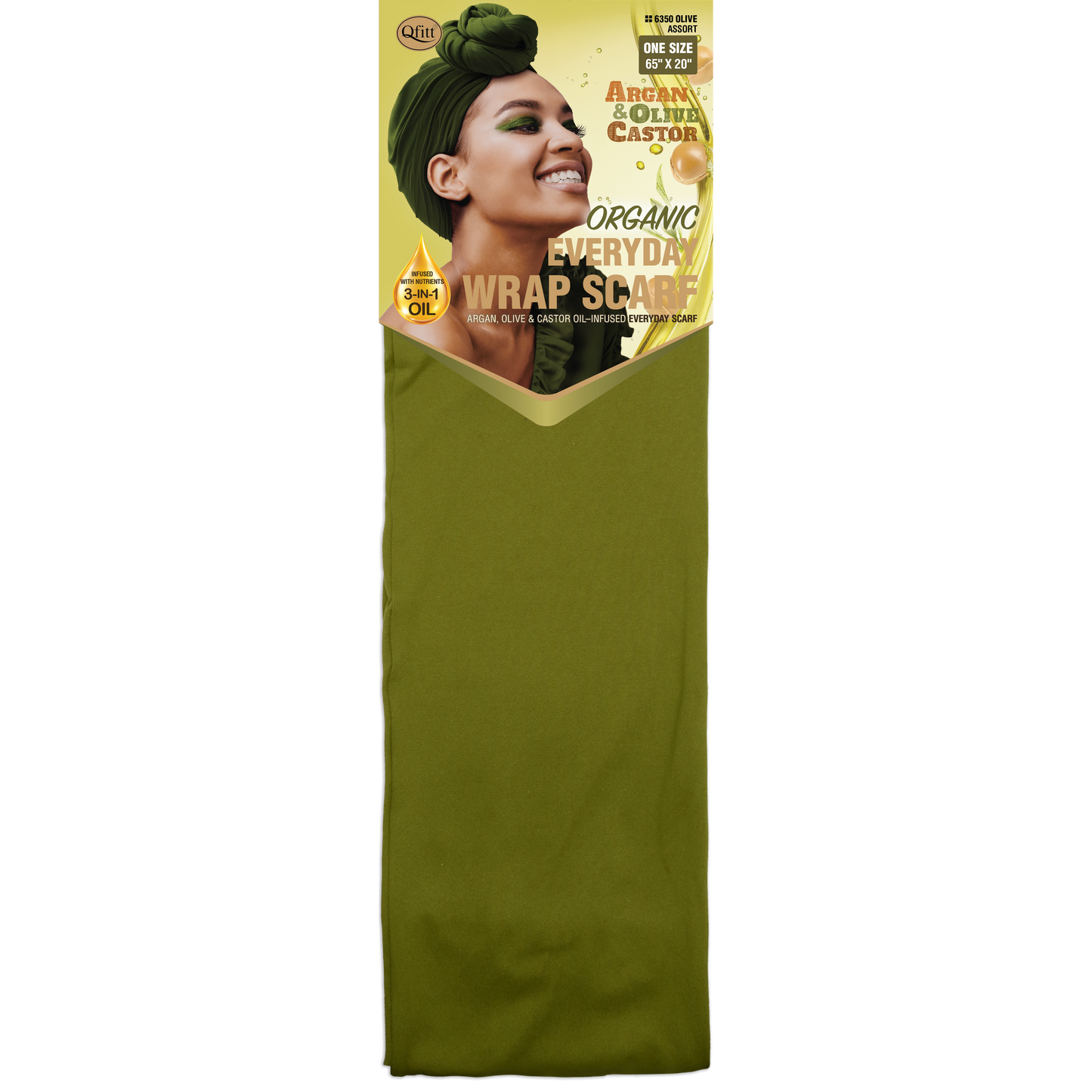 ORGANIC EVERYDAY WRAP SCARF [ASSORT-12PIECES SET]