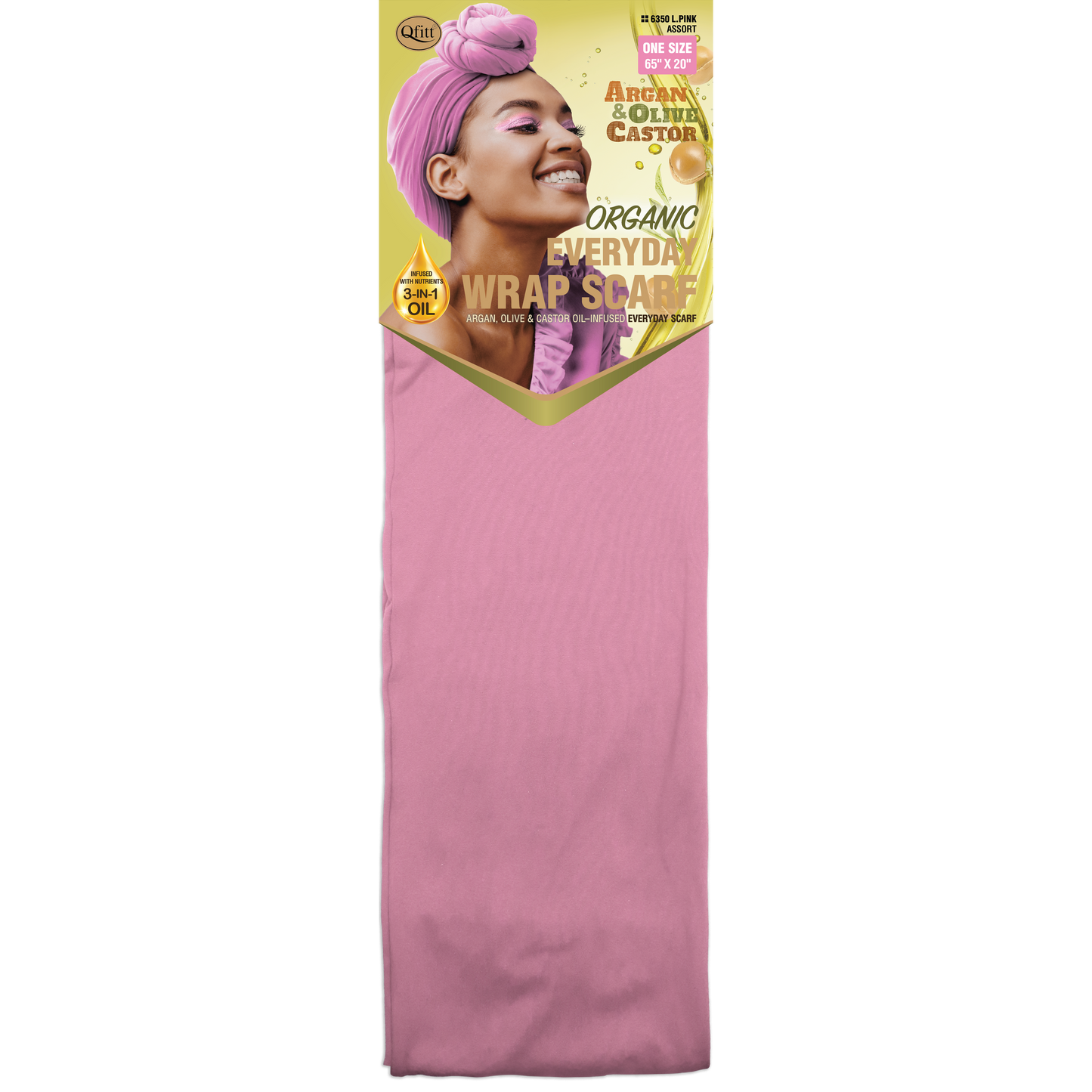 ORGANIC EVERYDAY WRAP SCARF [ASSORT-12PIECES SET]
