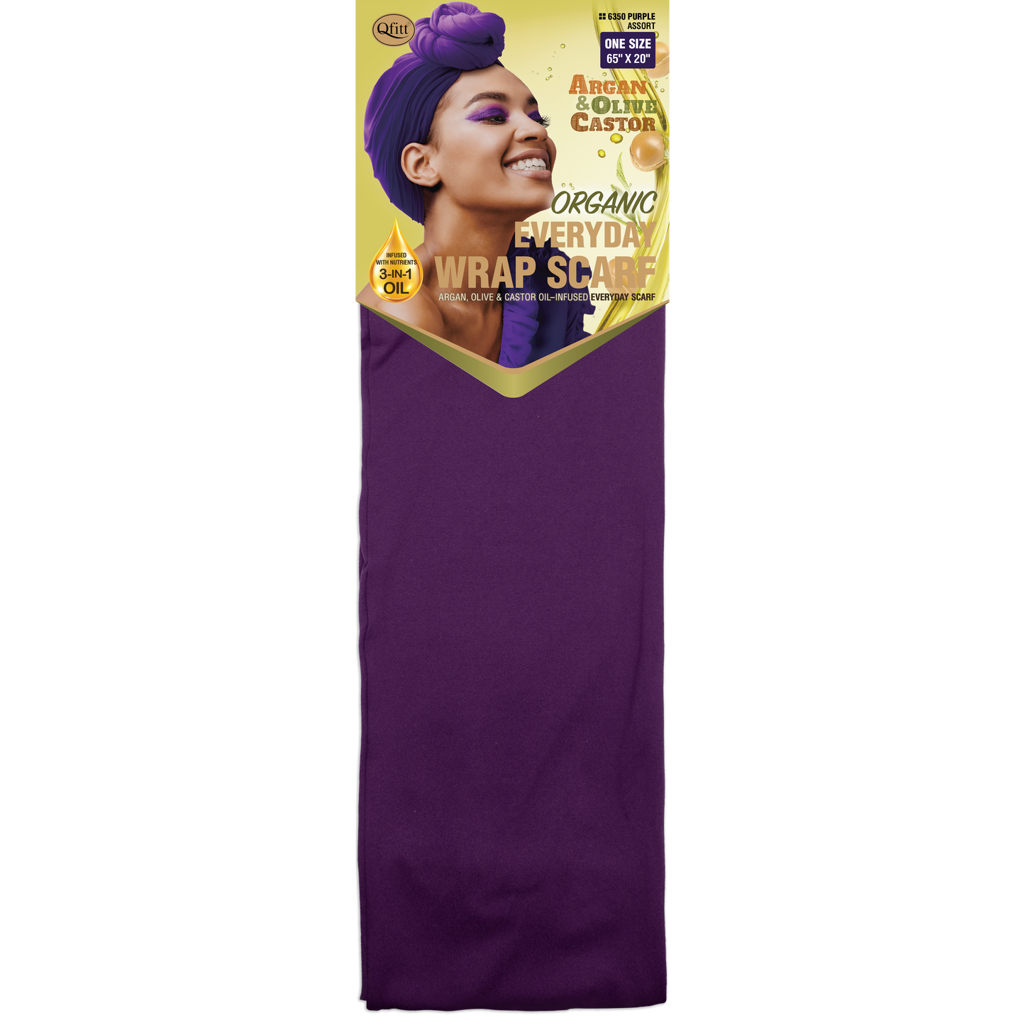 ORGANIC EVERYDAY WRAP SCARF [ASSORT-12PIECES SET]