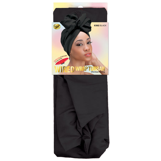WIRED WRAP TURBAN [BLACK]