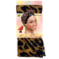 Snap Wrap Turban Pattern - 6 pcs set