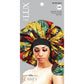 (Regular) Luxury Silky Satin Bonnet - Pattern - 6 pcs set