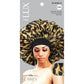 (Regular) Luxury Silky Satin Bonnet - Pattern - 6 pcs set