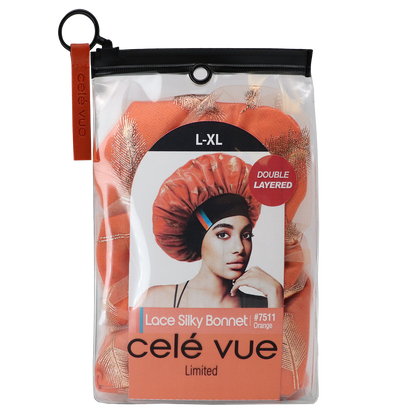 (X-Large) Lace Silky Bonnet - 6 pcs set