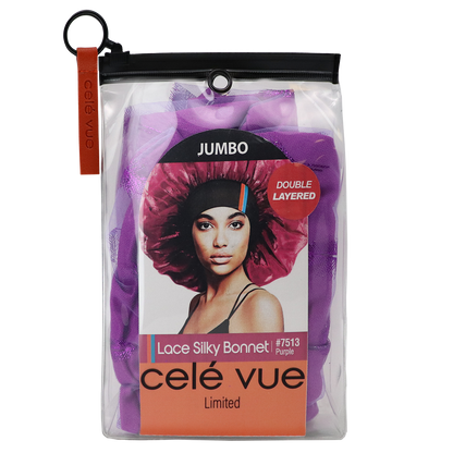 (Jumbo) Lace Silky Bonnet - 6 pcs set