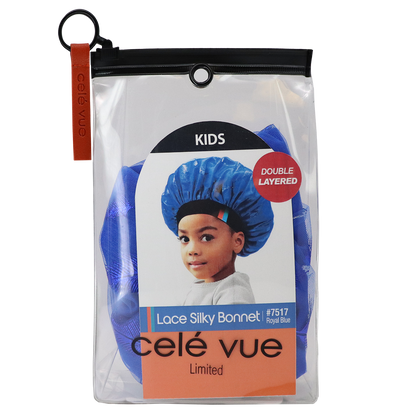 (Kids) Lace Silky Bonnet - 6 pcs set