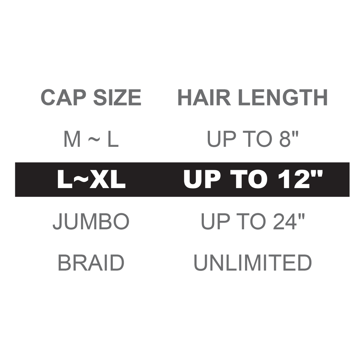 (XL) Adjustable Sleep Cap - 6 pcs set