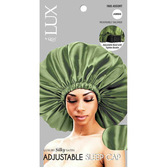 LUX ADJUSTABLE SLEEP CAP JUMBO [ASSORT-6PIECES SET]