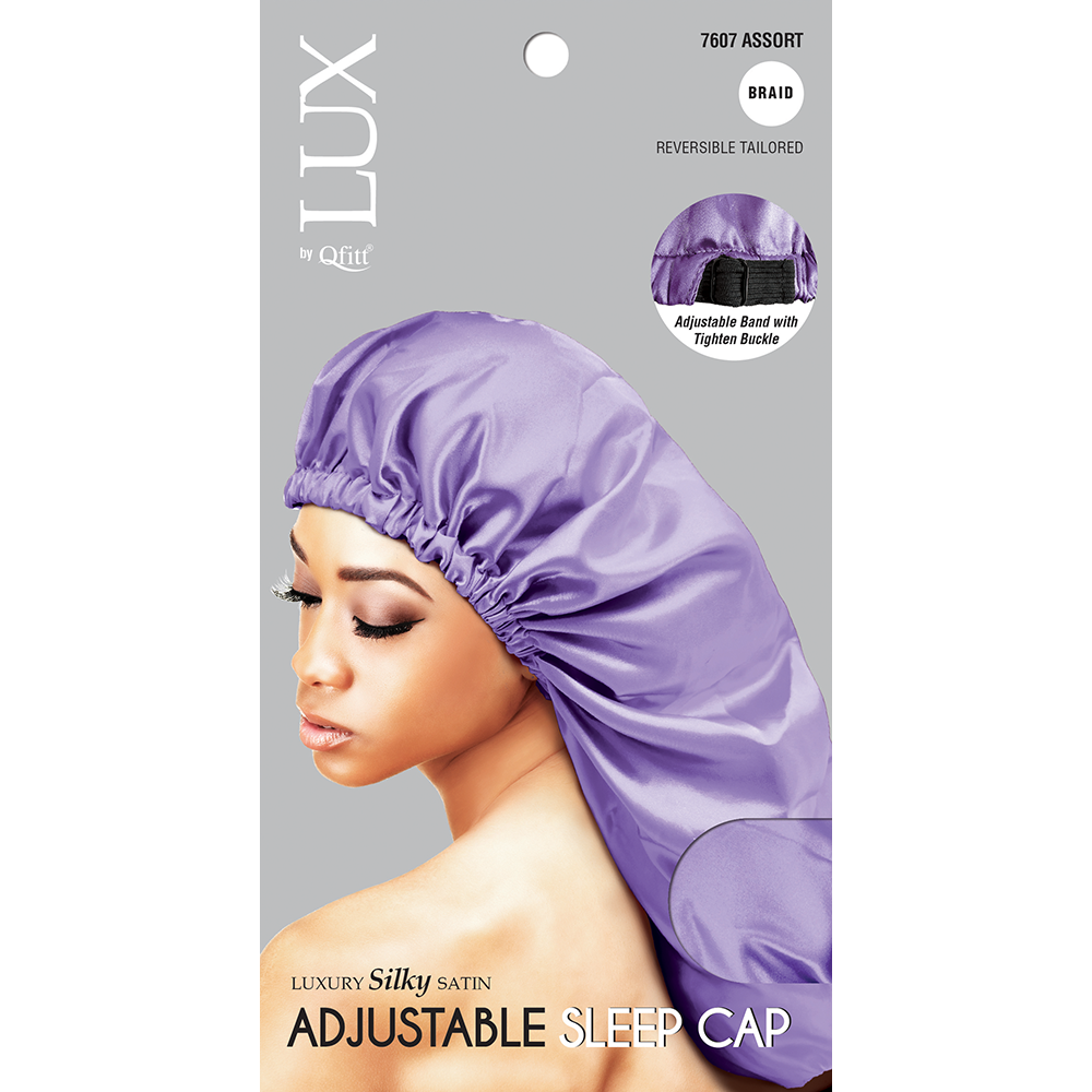 LUX ADJUSTABLE SLEEP CAP BRAID [ASSORT-6PIECES SET]
