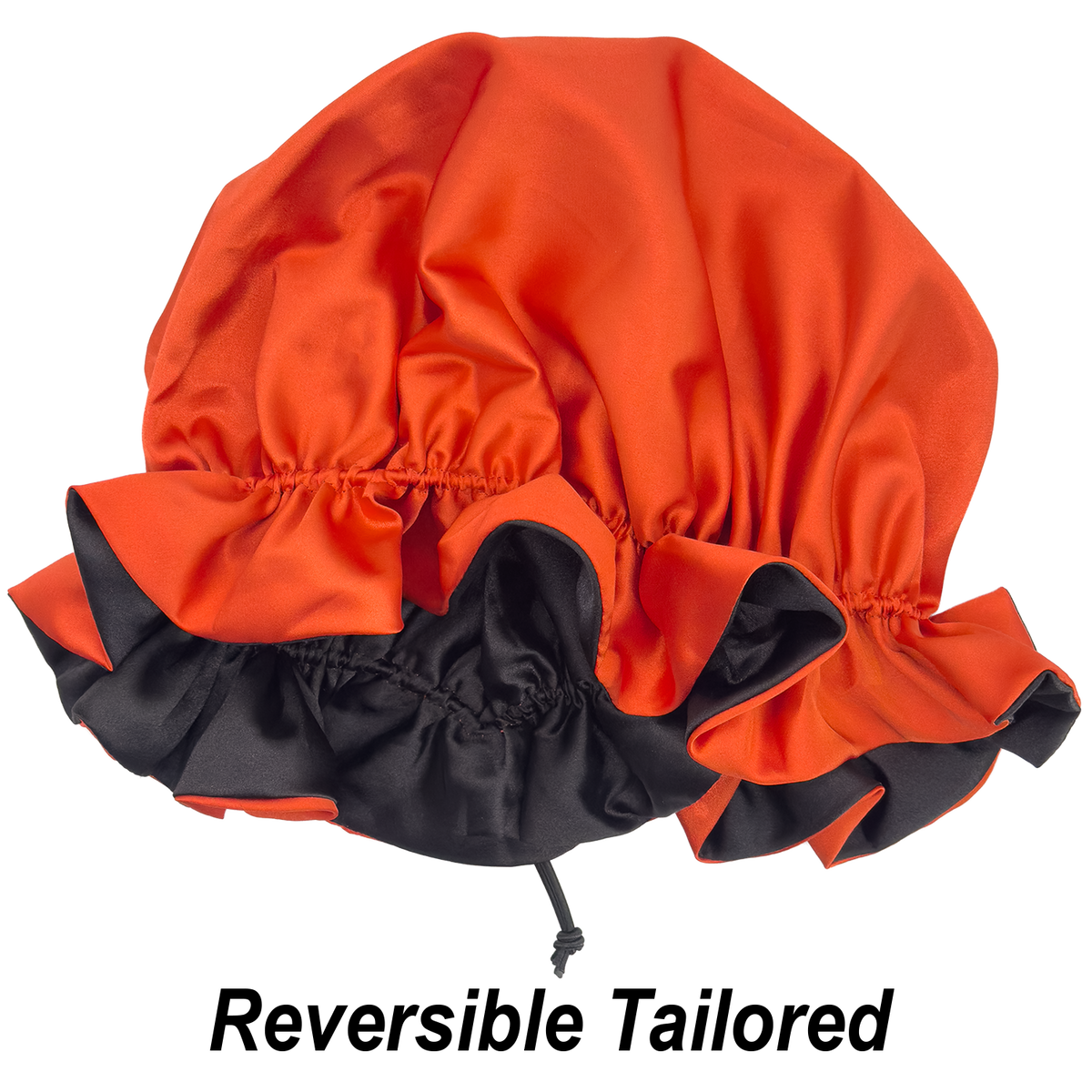 (M-L) Ruffled Edge Adjustable Bonnet - 6 pcs set