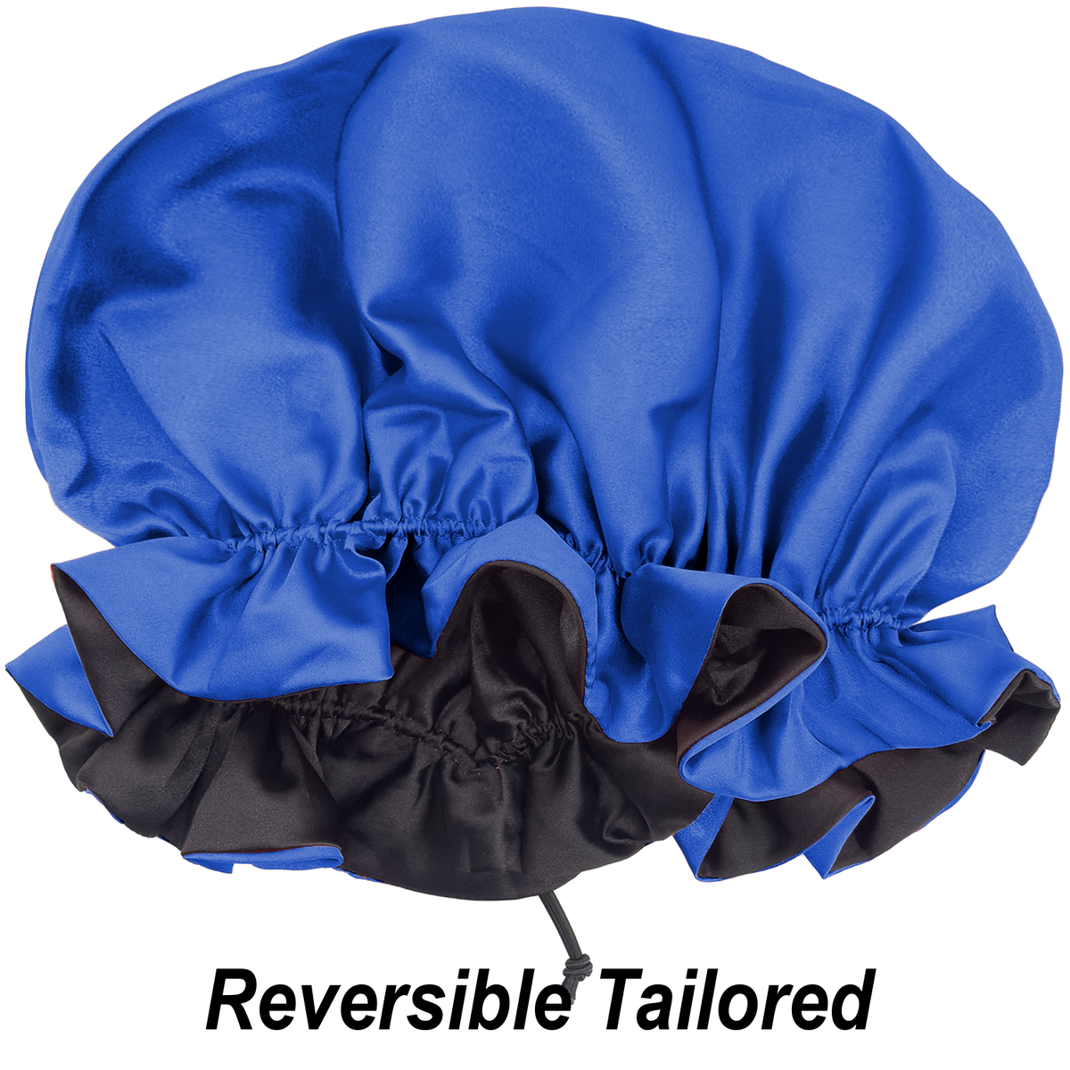(L-XL) Ruffled Edge Adjustable Bonnet - 6 pcs set