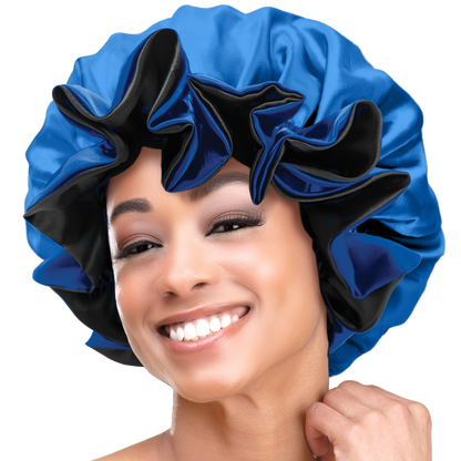 (L-XL) Ruffled Edge Adjustable Bonnet - 6 pcs set