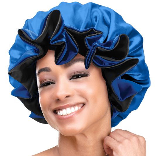 (L-XL) Ruffled Edge Adjustable Bonnet - 6 pcs set