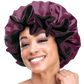 (L-XL) Ruffled Edge Adjustable Bonnet - 6 pcs set