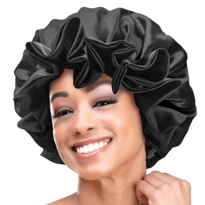 (L-XL) Ruffled Edge Adjustable Bonnet