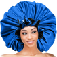 (Jumbo) Ruffled Edge Adjustable Bonnet - Assort - 6 pcs set