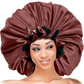 (Jumbo) Ruffled Edge Adjustable Bonnet - Assort - 6 pcs set