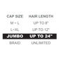 (Jumbo) Ruffled Edge Adjustable Bonnet - Assort - 6 pcs set