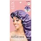 (Braid) Ruffled Edge Adjustable Bonnet - 6 pcs set