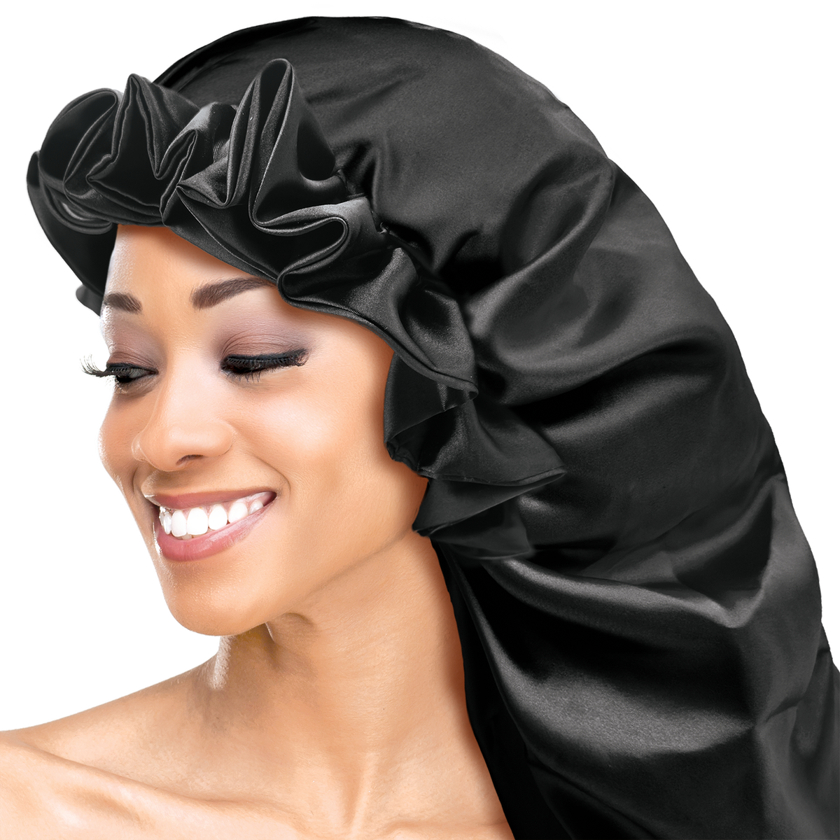 (Braid) Ruffled Edge Adjustable Bonnet