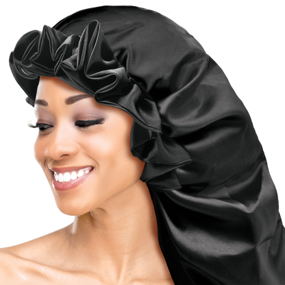 (Braid) Ruffled Edge Adjustable Bonnet