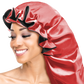 (Braid) Ruffled Edge Adjustable Bonnet - 6 pcs set