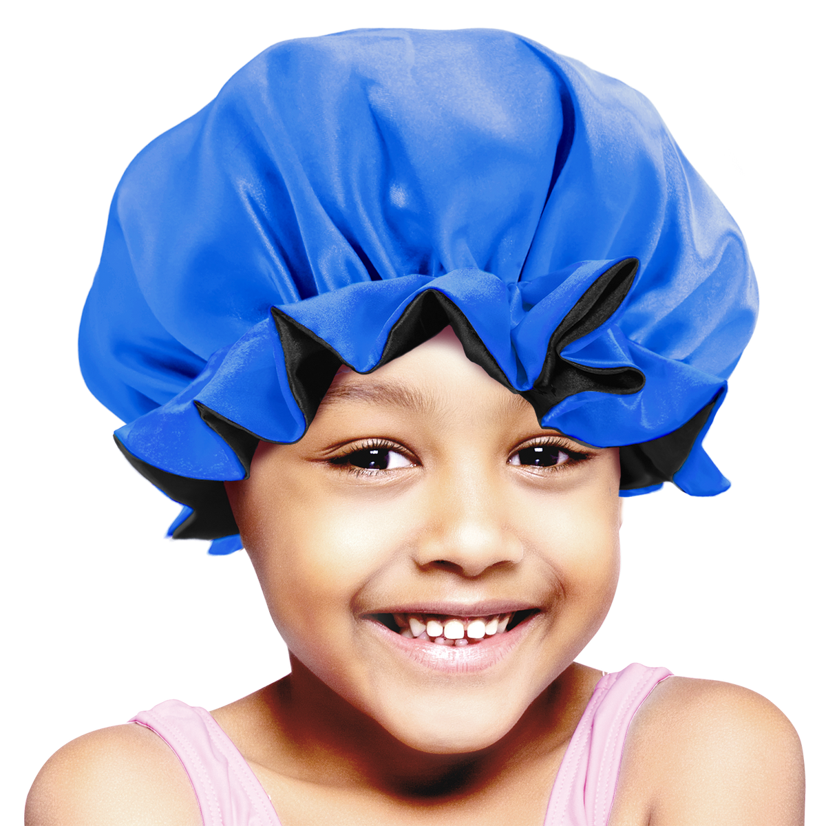 (Kids) Ruffled Edge Adjustable Bonnet - 6 pcs set