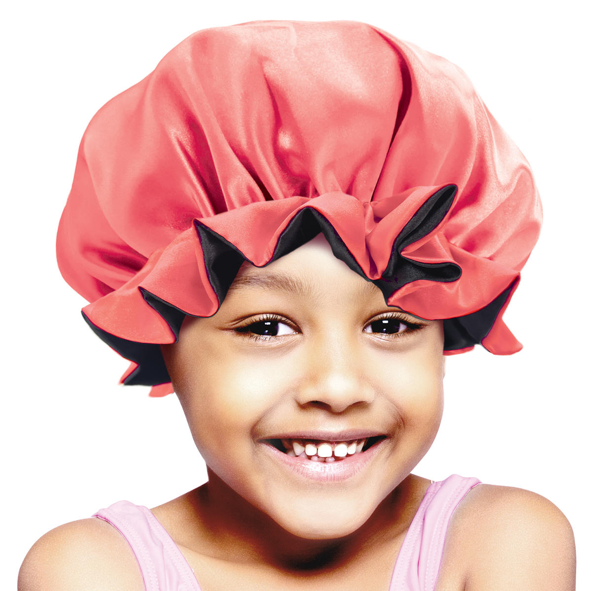 (Kids) Ruffled Edge Adjustable Bonnet - 6 pcs set