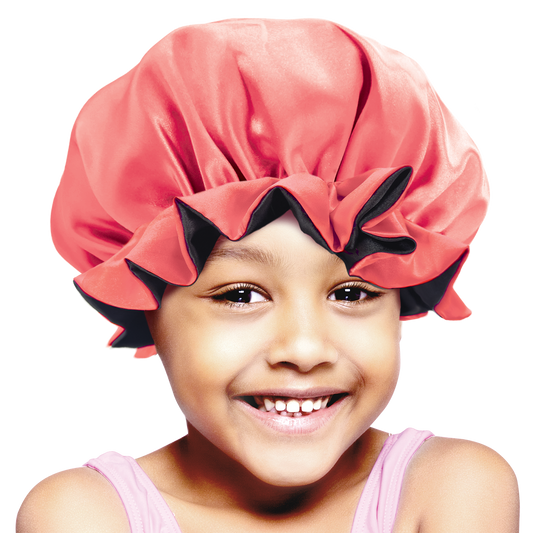 (Kids) Ruffled Edge Adjustable Bonnet - 6 pcs set