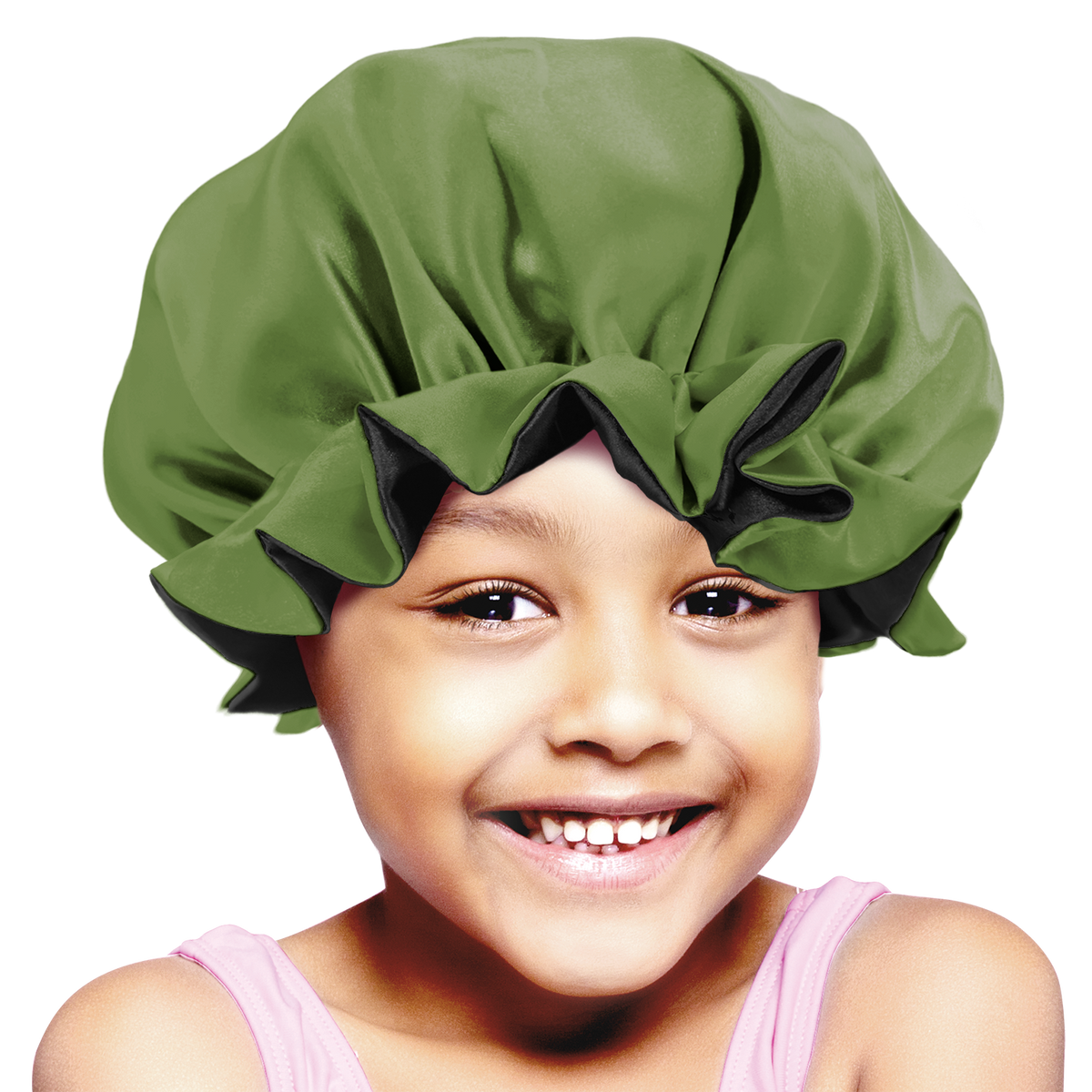 (Kids) Ruffled Edge Adjustable Bonnet - 6 pcs set