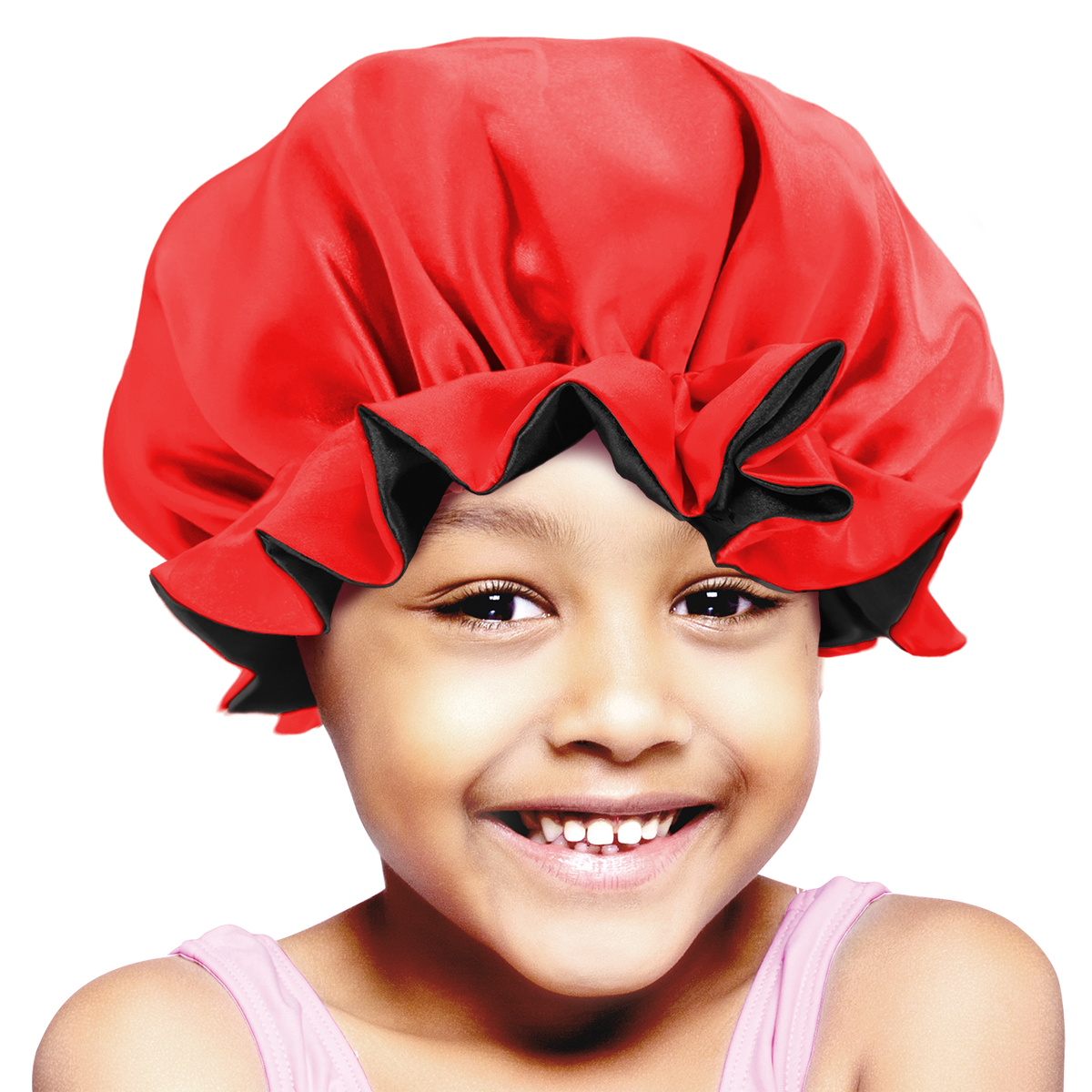 (Kids) Ruffled Edge Adjustable Bonnet - 6 pcs set