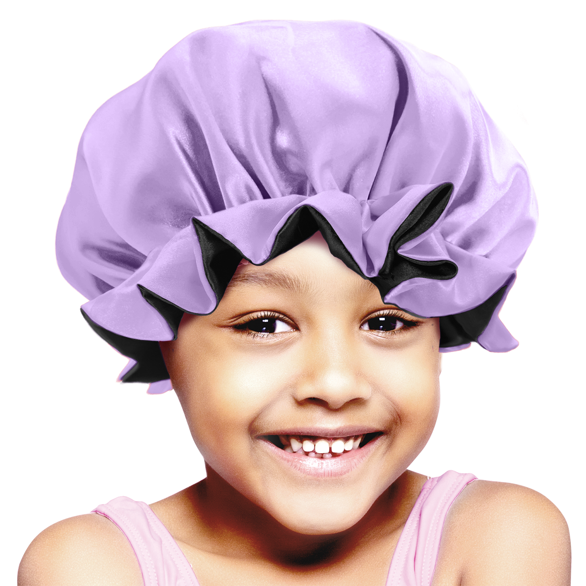 (Kids) Ruffled Edge Adjustable Bonnet - 6 pcs set