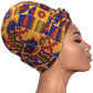 Qfitt Easy Turban-Pattern 6-piece set with satin lining and a stretchy infinity-loop design