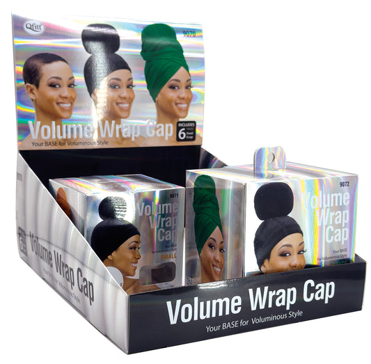 VOLUME WRAP CAP DP BOX [6PCS SET-3Small,3Large]