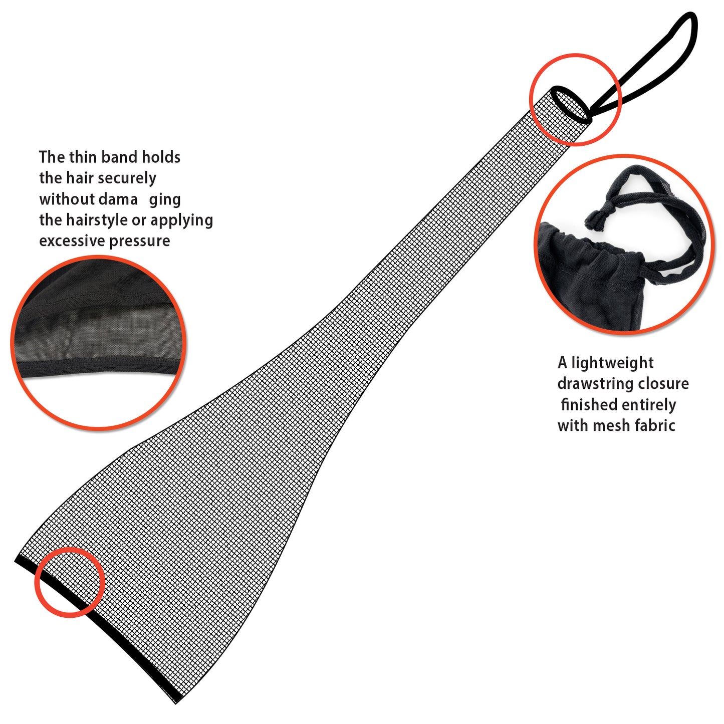 MESH SLEEVE ONE SIZE [ASSORT-6PCS SET]