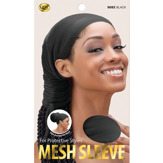 MESH SLEEVE ONE SIZE -BLACK