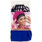 Qfitt Doobie Cap With Silky Bonnet for overnight hairstyle protection