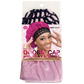 Qfitt Doobie Cap With Silky Bonnet for overnight hairstyle protection
