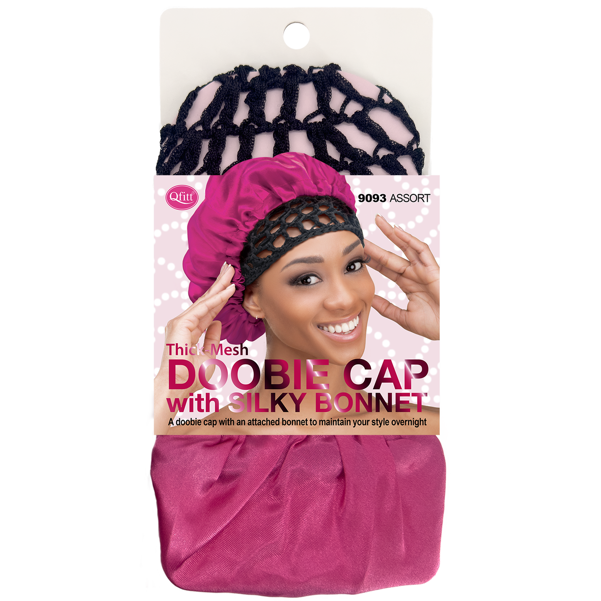 DOOBIE CAP WITH SILK BONNET [ASSORT-6 PIECES SET]