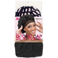 Qfitt Doobie Cap With Silky Bonnet for overnight hairstyle protection